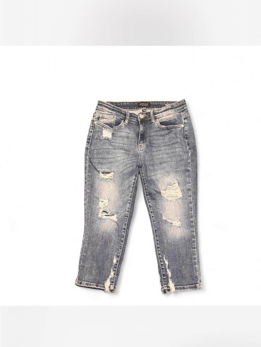 Judy Blue blue denim capri  jeans